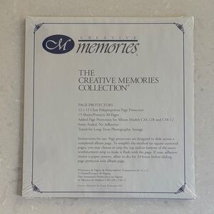 Creative Memories 12X12 Clear Page Protectors